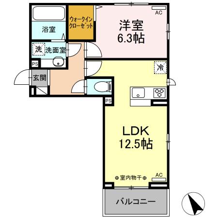 ヒュッゲ大山の間取り