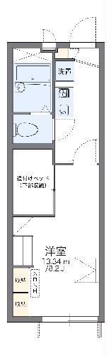 篠原町の完工年月(2008年7月)築の賃貸アパートの間取り