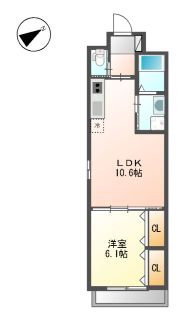 AK Heim Grand-Bell(エーケーハイム グランベル)の間取り