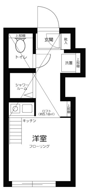 ハーモニーテラス中野の間取り
