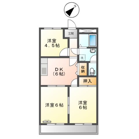 パレス東山の間取り