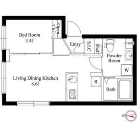 CASA PIAZZA 浅草本所の間取り