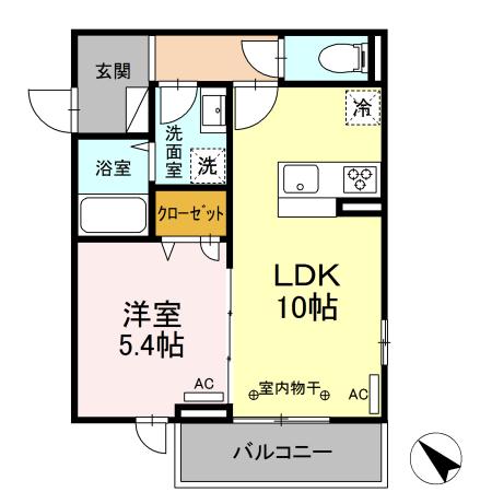 GRAND湘南 B棟の間取り