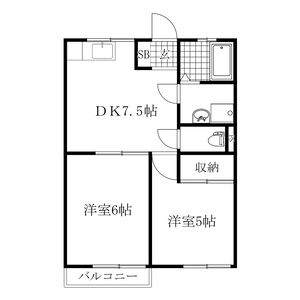 サンリバーの間取り