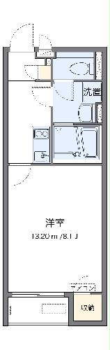 クレイノ上野西暁美の間取り