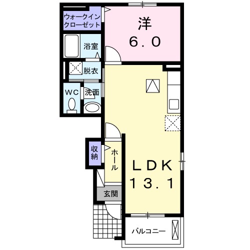 ベルKSの間取り