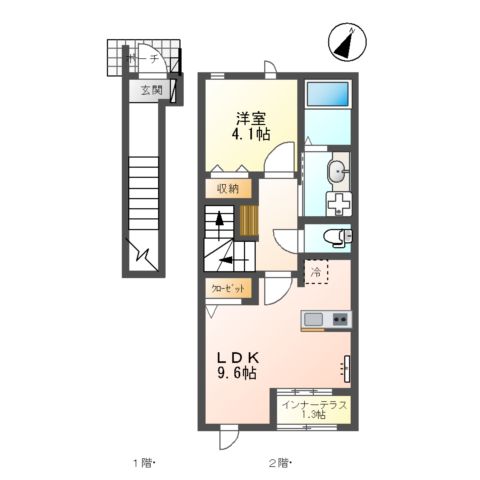 コンフォルト・Cの間取り