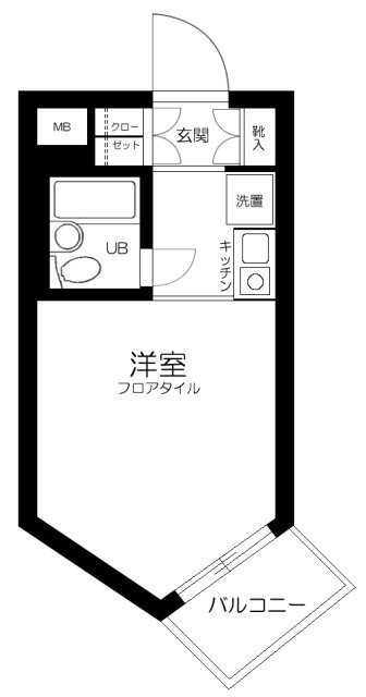 コンドミニアムメイ大倉山の間取り