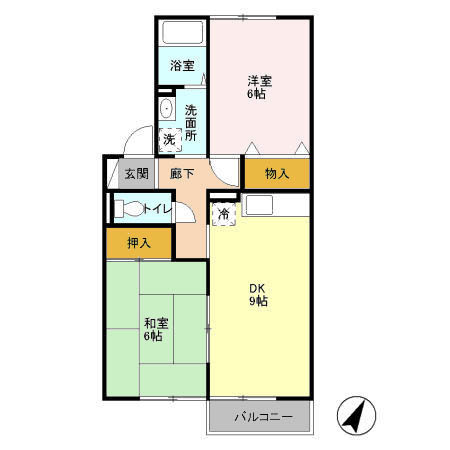 コーポ・ラ・シエルの間取り
