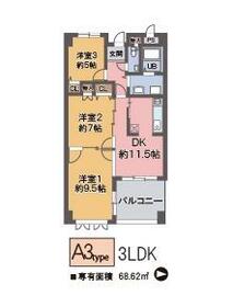 フロレアールくれはの間取り