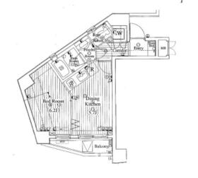 スカーラ西新宿シティプラザの間取り