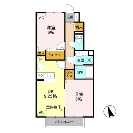 アズーリの間取り
