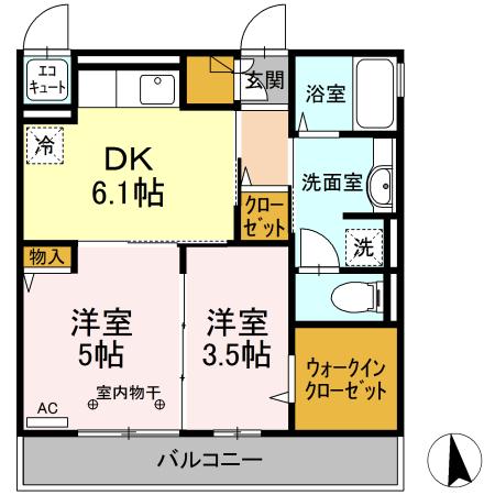 プティ・ポワールの間取り