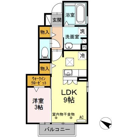 フローラⅡ 三園の間取り