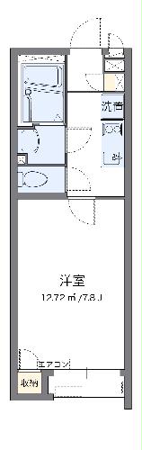 クレイノレインボー上竹Ⅲの間取り