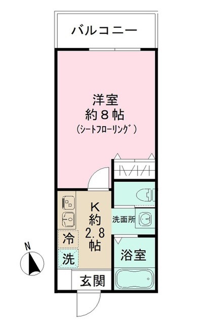 キャメル南流山8の間取り