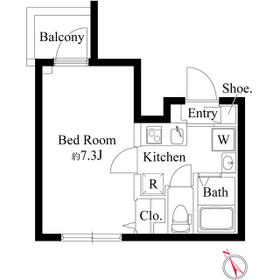 オークハウス三軒茶屋の間取り