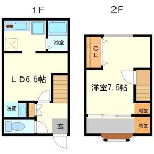 ミーテ江坂の間取り