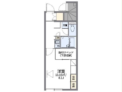 レオパレス寄子の間取り