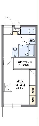レオパレス湘南Ⅱの間取り