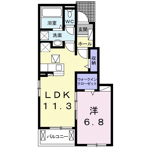 アンシャンテ細江の間取り