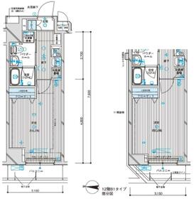 メインステージ亀戸Ⅳの間取り