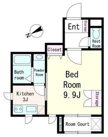 La・plage神宮の間取り