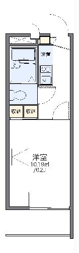 レオパレスホワイトプラムの間取り