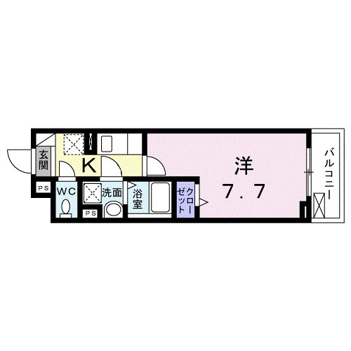 カミーノ・デ・日暮里の間取り