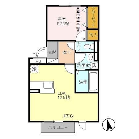 パンフレールの間取り