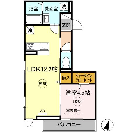 ルミナス空港東の間取り