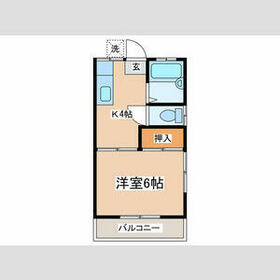 コーポはま乃の間取り