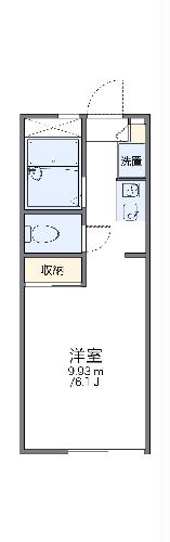 レオパレスヴェルジェの間取り