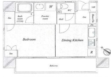 菱和パレス音羽弐番館の間取り