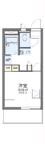 レオパレスサンフローラⅡの間取り