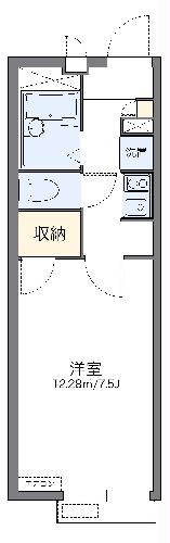 レオパレスさくら2の間取り