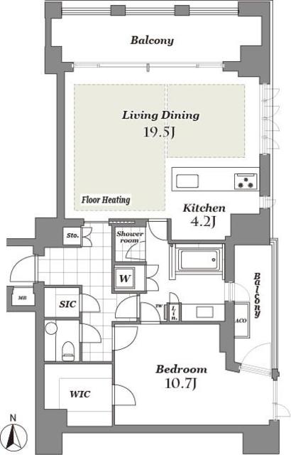THE CONOE 三田綱町の間取り