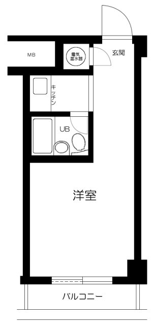 高輪スカイハイツの間取り