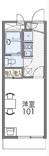 レオパレスグリーンの間取り