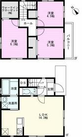 サクラ童夢Aの間取り
