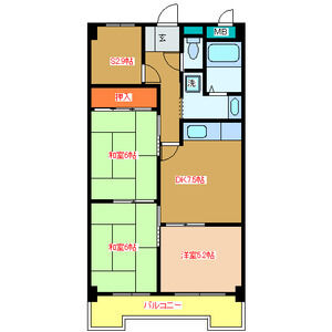 エクセレントトーシン東豊中の間取り