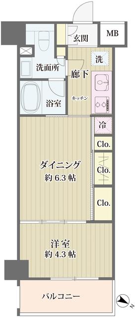 IBIS市ヶ谷の間取り