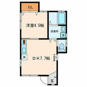 メゾンドボヌール落合の間取り