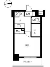 スカイコート大森第6の間取り