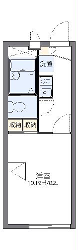 レオパレスSHIROYAMAⅥの間取り