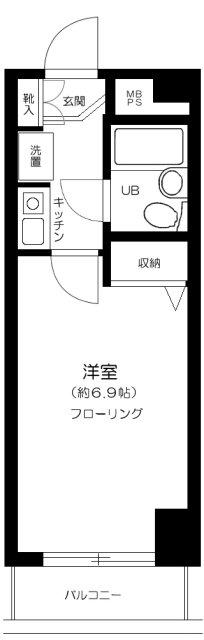 ライオンズマンション経堂第６の間取り