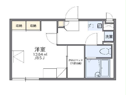 レオパレス城内の間取り