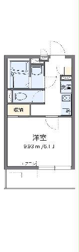クレイノフロレゾン立川の間取り