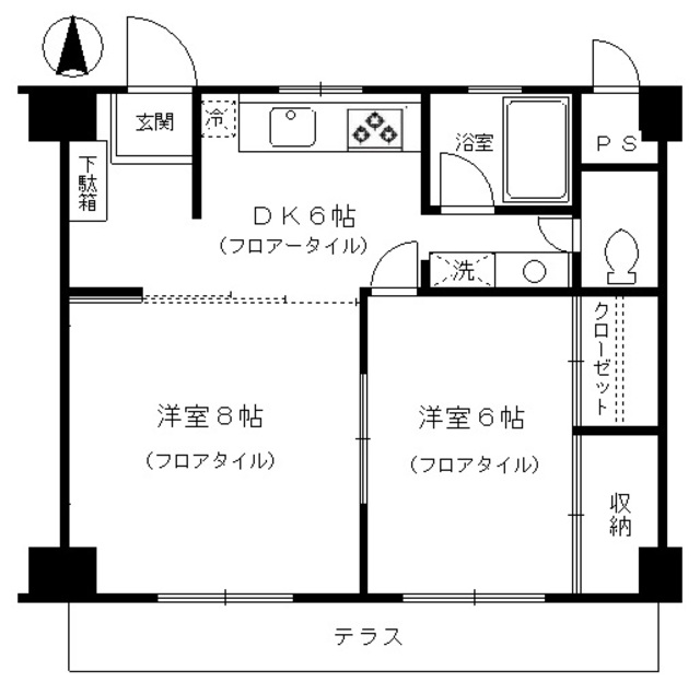 ベルコート四谷の間取り