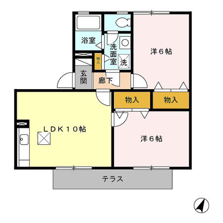 ウィング弥生の間取り